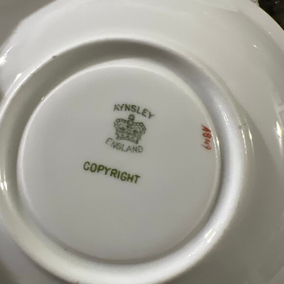 Aynsley England Bone 4849 plates (2D-XA08) - Picture 6 of 6